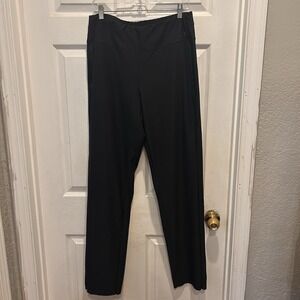 The North‎ Face Womens Ponte Stretch Black Pants Zip Pockets Gorpcore Large Long